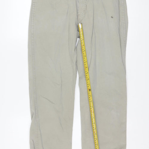 Wrangler Men's Beige Texas Chino Trousers W34 L30 Cotton Stretch