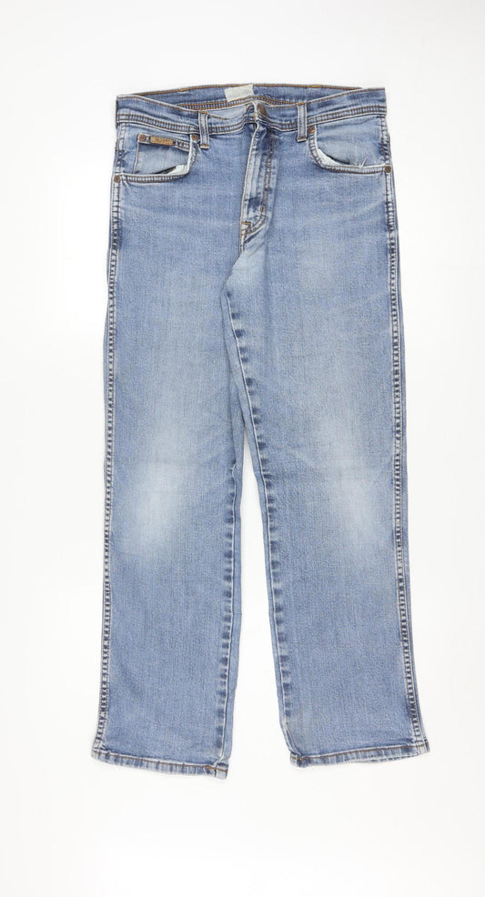 Wrangler Men's Blue Straight Leg Texas Stretch Jeans W33 L30