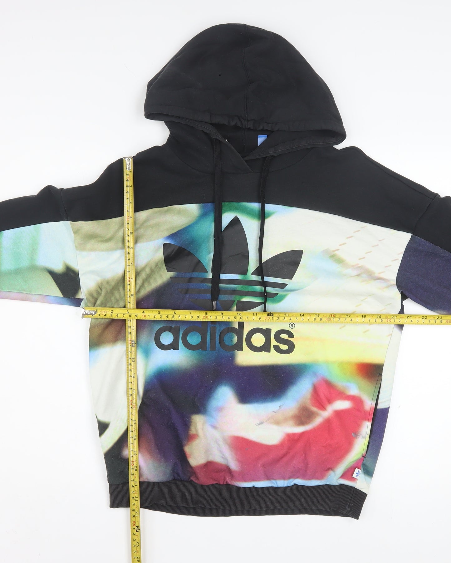 Adidas Womens Multicoloured XS Pullover Hoodie Graphic Print