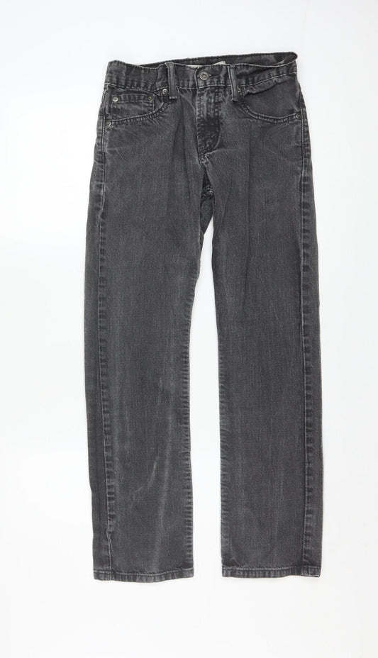 Levi's Women's Grey 513 Slim Straight Jeans Size 14 Regular 27in