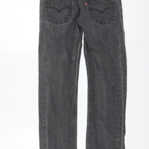 Levi's Women's Grey 513 Slim Straight Jeans Size 14 Regular 27in