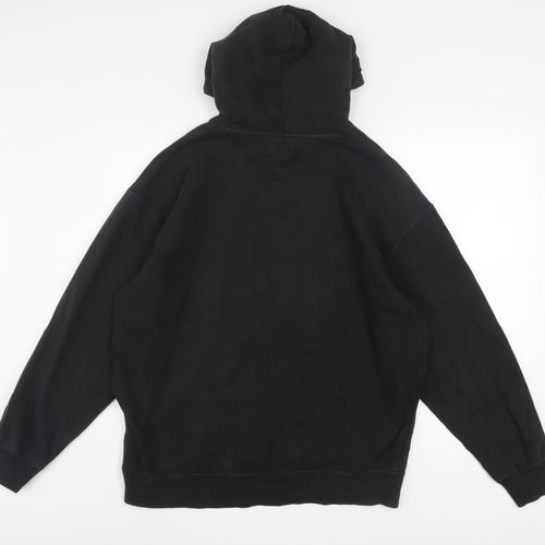 Puma Men's Black Pullover Hoodie L Fleece Regular Fit Athletic