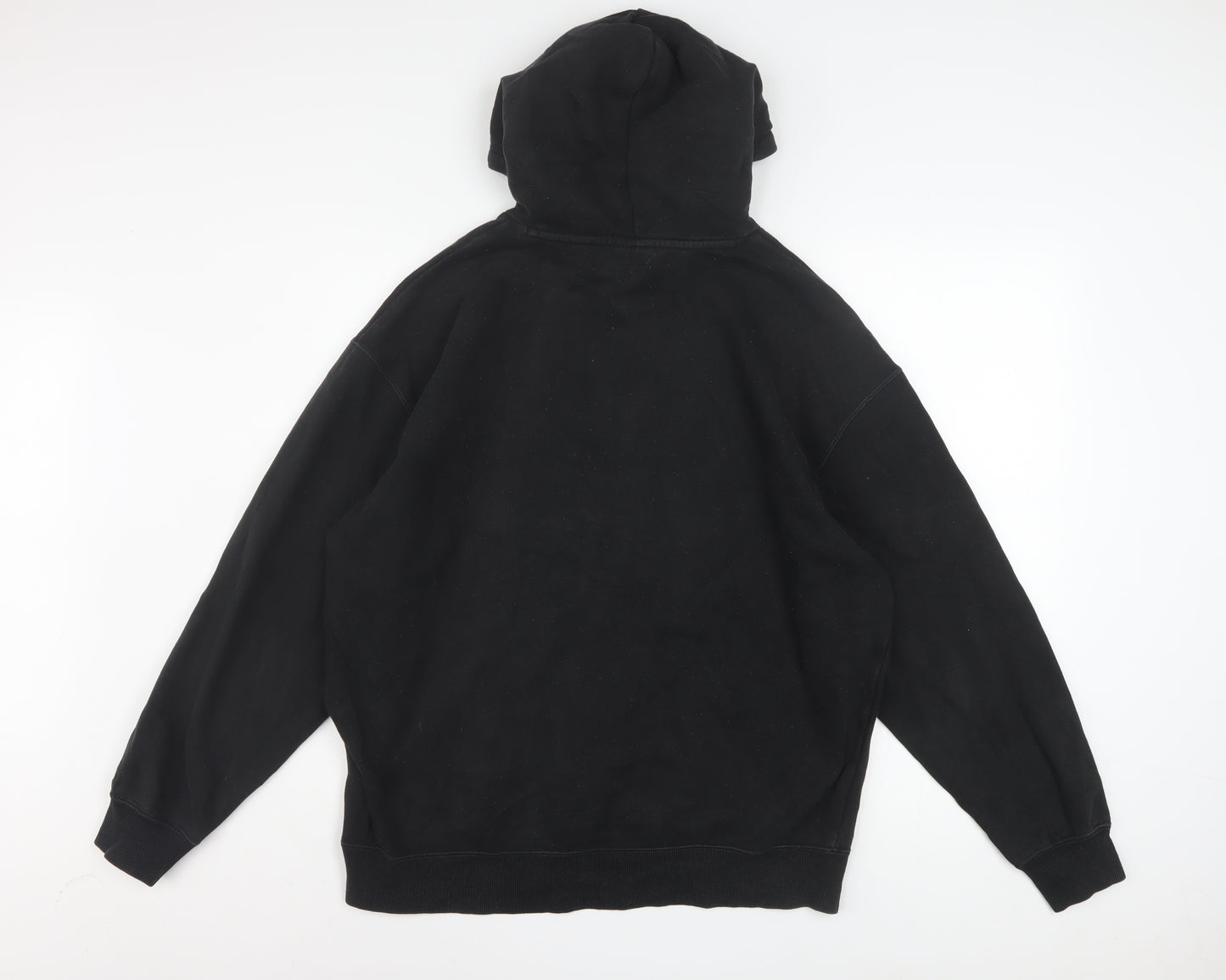 Puma Men's Black Pullover Hoodie L Fleece Regular Fit Athletic