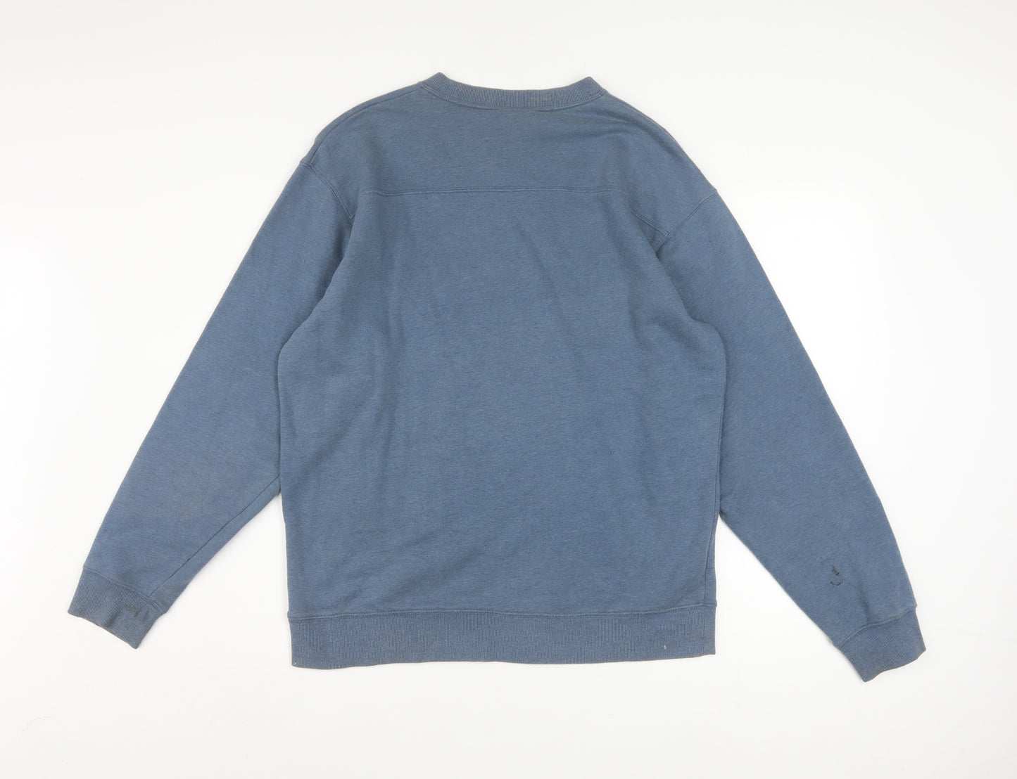 Columbia Men’s Blue Crew Neck Fleece Sweatshirt M Regular Fit