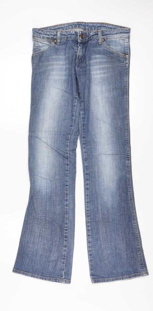 Wrangler Women’s Blue Bootcut Jeans Size 10 Regular Fit