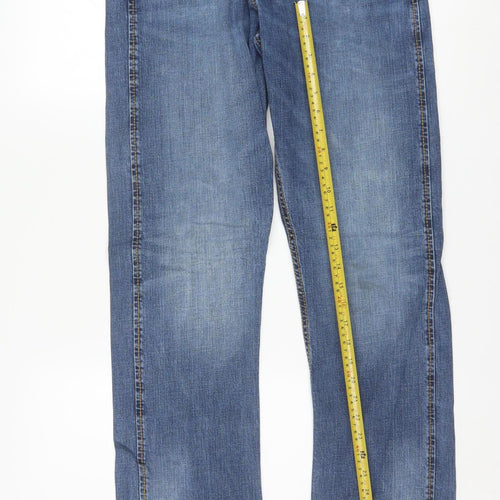 Wrangler Men's Blue Slim Straight Denim Jeans 32x32