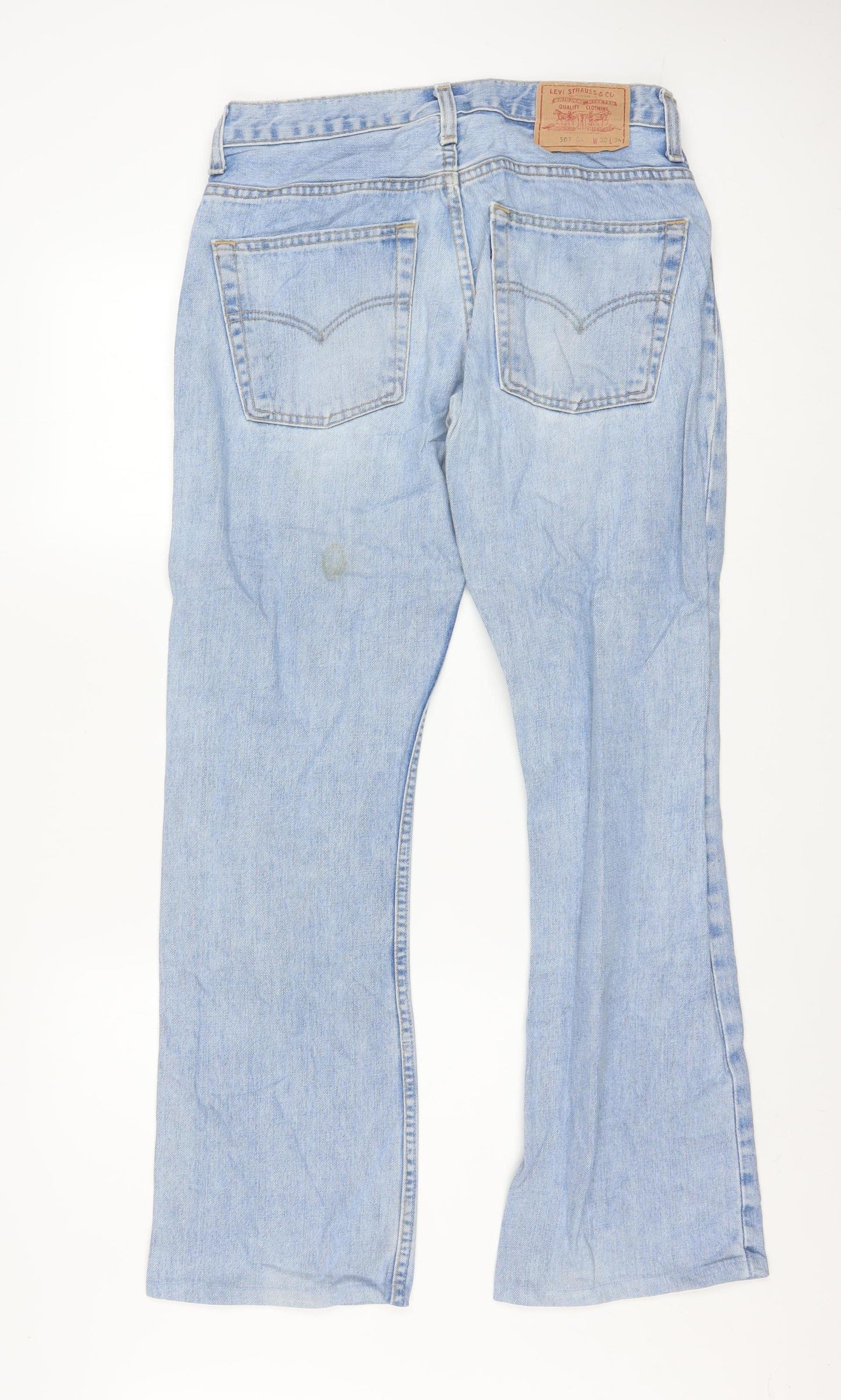 Levi’s 507 Men’s Blue Light Wash Straight Leg Jeans W32 L31