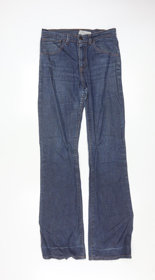 Levi's Women's Blue Bootcut Jeans Size 12 Regular Mid Rise Denim
