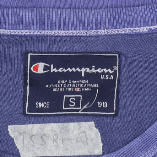Champion Women Purple Small Crew Neck Pullover Sweatshirt
