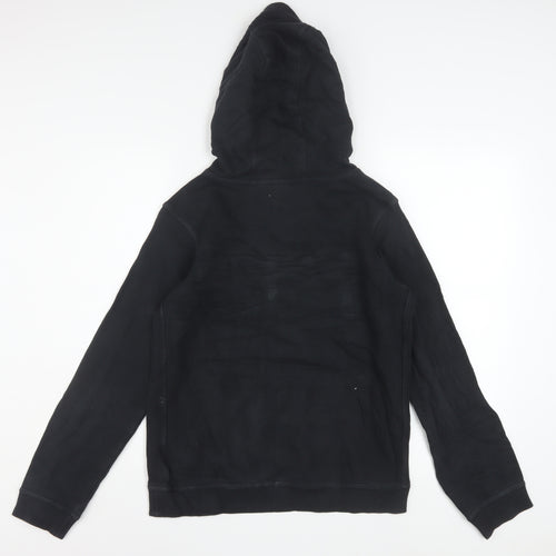 Nike Boys Black XL Pullover Fleece Hoodie with Yellow Logo