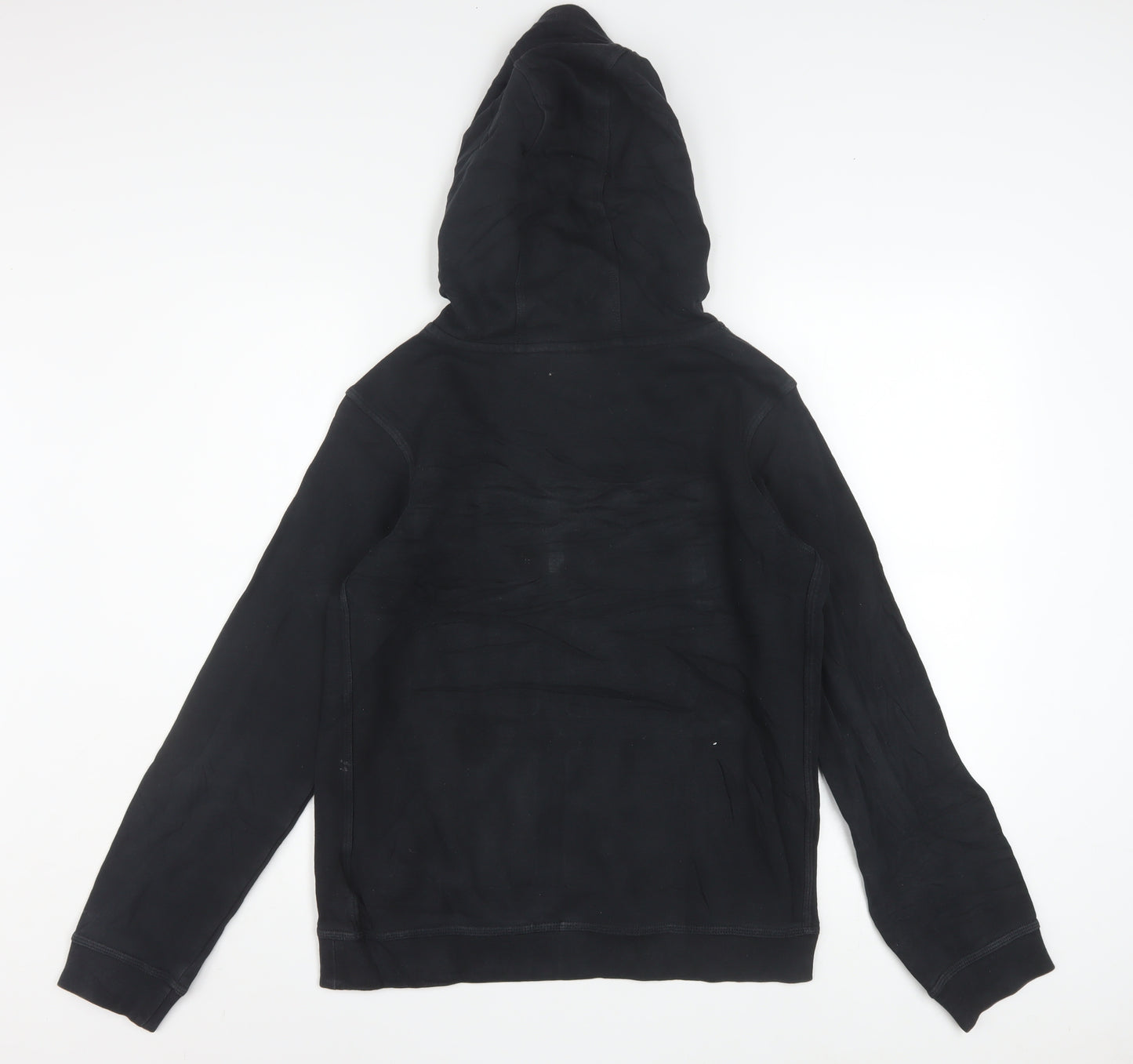 Nike Boys Black XL Pullover Fleece Hoodie with Yellow Logo