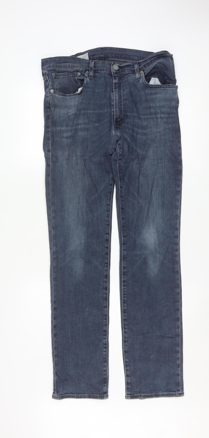Levi's Men's Blue Straight Leg Denim Jeans W34 L32