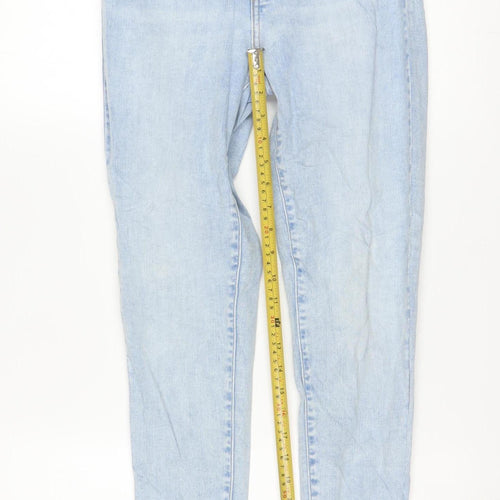 Levi's Women's Blue Mile High Super Skinny Jeans Size 28