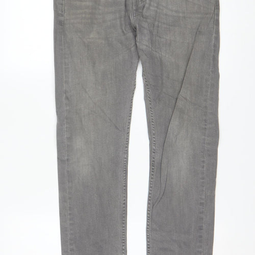 Levi Strauss Men's Grey Straight Leg Jeans W30 L30 Regular Fit