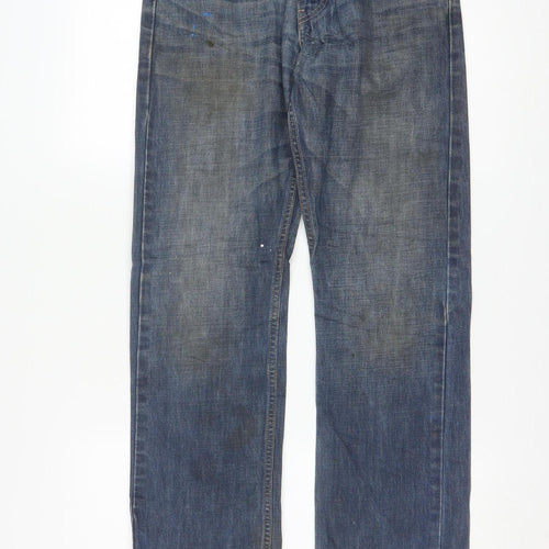 Levi's Men's Blue 501 Straight Denim Jeans W29 L32 Retro Style