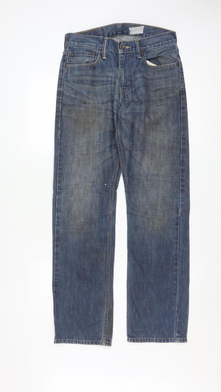 Levi's Men's Blue 501 Straight Denim Jeans W29 L32 Retro Style