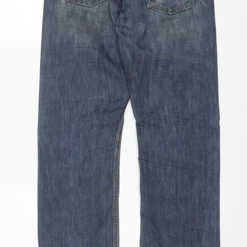 Levi's Men's Blue 501 Straight Denim Jeans W29 L32 Retro Style