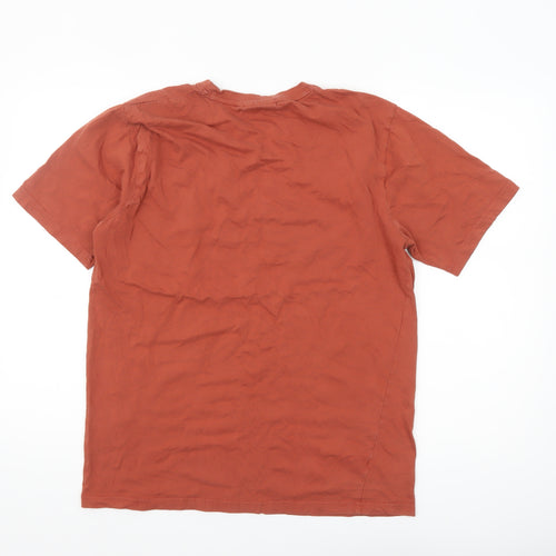 Peter Storm Men's Brown Funny Cycling Graphic Cotton T-Shirt M