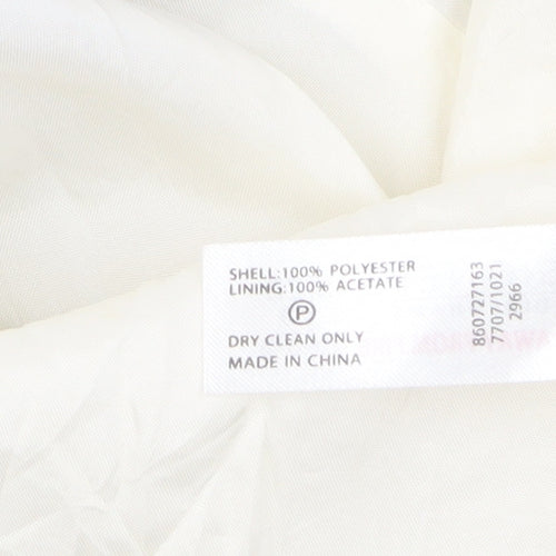Debenhams Women’s Black White Strapless A-Line Dress Size 12