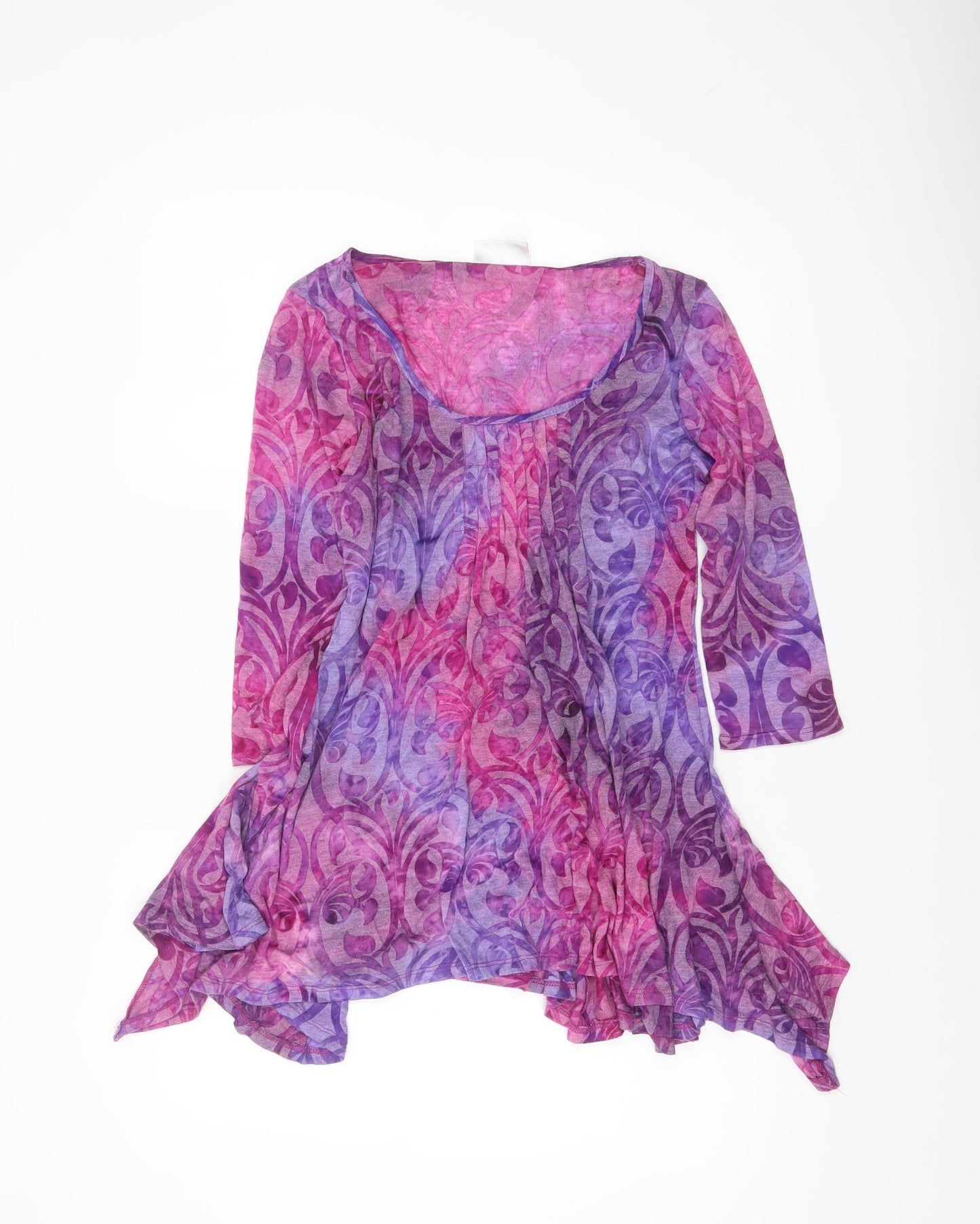 Wallis Women’s Multicoloured Tunic Blouse in S Petite 3/4 Sleeve