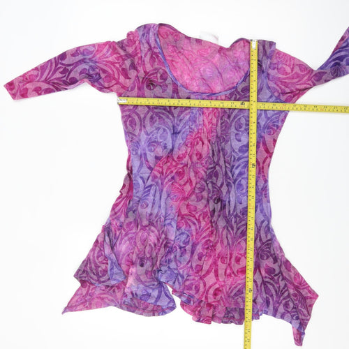 Wallis Women’s Multicoloured Tunic Blouse in S Petite 3/4 Sleeve