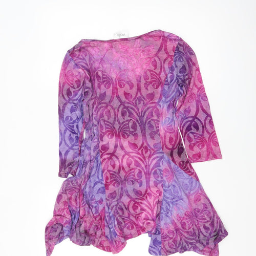 Wallis Women’s Multicoloured Tunic Blouse in S Petite 3/4 Sleeve