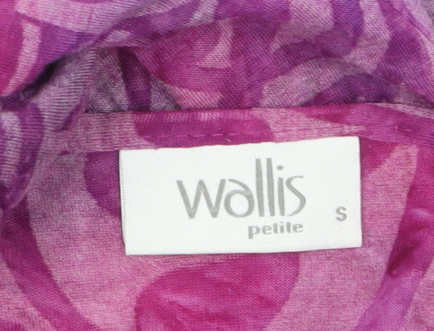 Wallis Women’s Multicoloured Tunic Blouse in S Petite 3/4 Sleeve