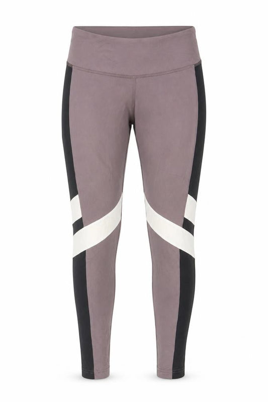 Reebok Womens Beige Black Speedwick Leggings Medium 12-14 Active Trousers