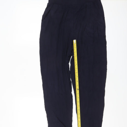 Phase Eight Women’s Blue Harem Jersey Trousers Size 10