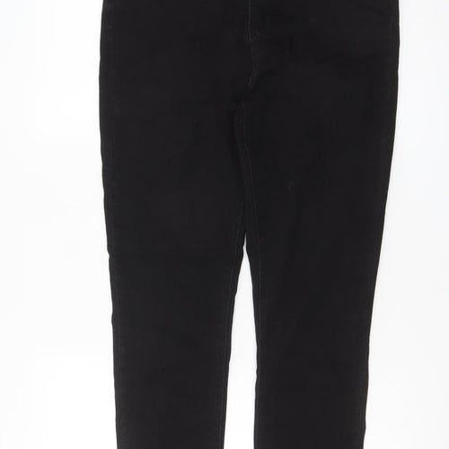 Diesel Womens Black Skinny Jeans Size 14 Regular Stretch Denim