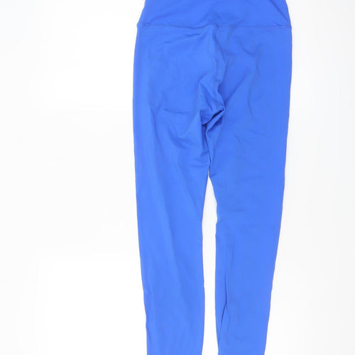 Dunnes Stores Womens Blue High Waist Leggings Size S Polyamide Elastane