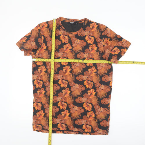 Jack & Jones Men’s Multicoloured Floral Tropical Cotton T-Shirt M