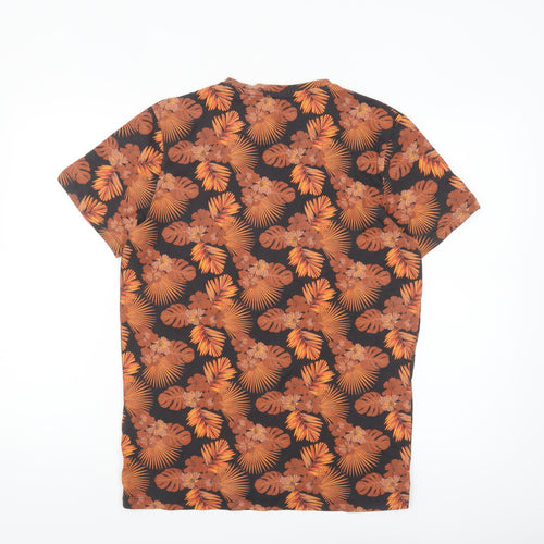 Jack & Jones Men’s Multicoloured Floral Tropical Cotton T-Shirt M
