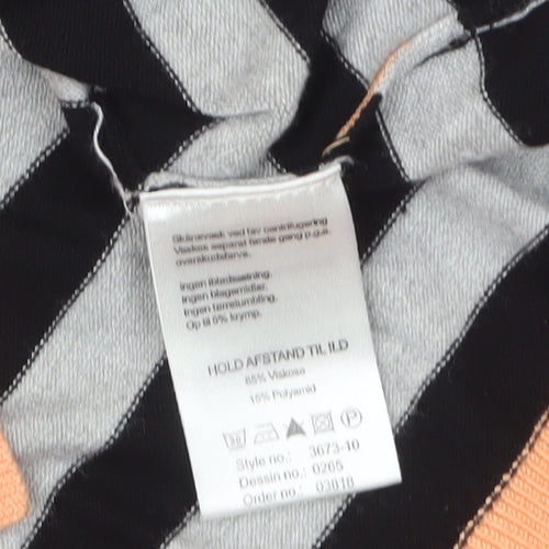 Fransa Women's Multicoloured Striped V-Neck Cardigan Size S