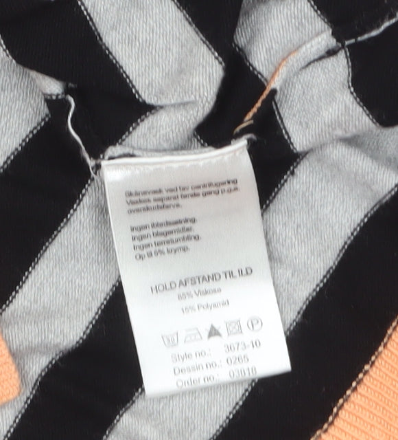 Fransa Women's Multicoloured Striped V-Neck Cardigan Size S