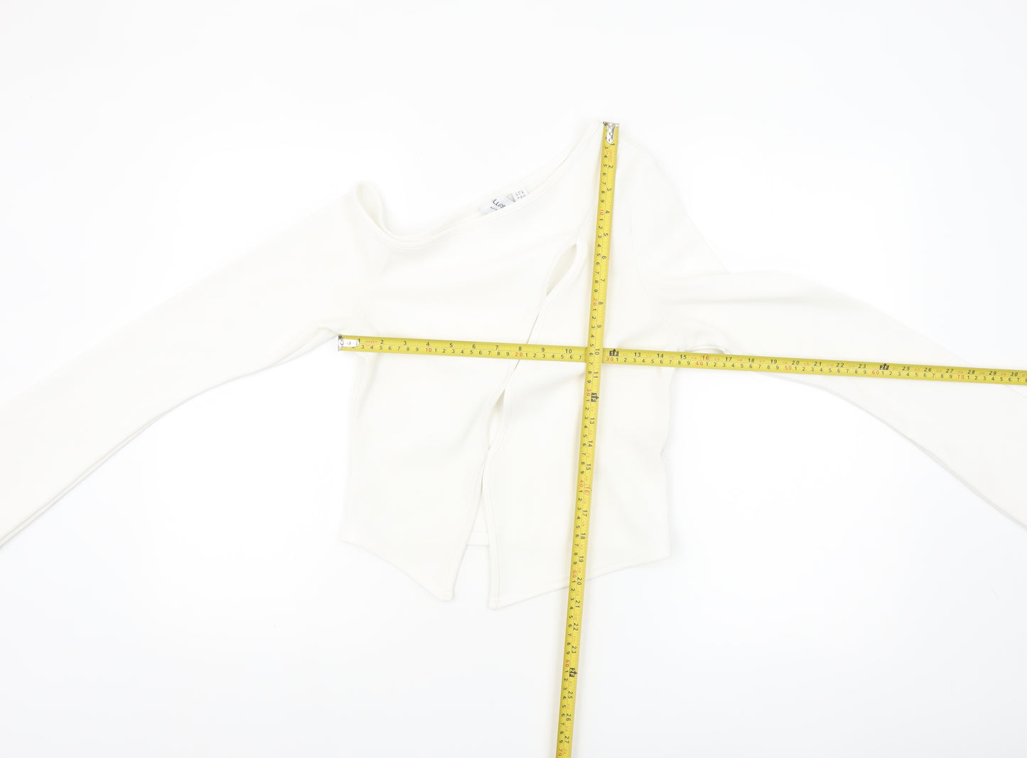 Collusion Women's White Off Shoulder Cropped Blouse Size 12