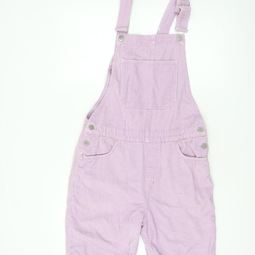 ASOS DESIGN Women Purple Corduroy Short Dungaree XS