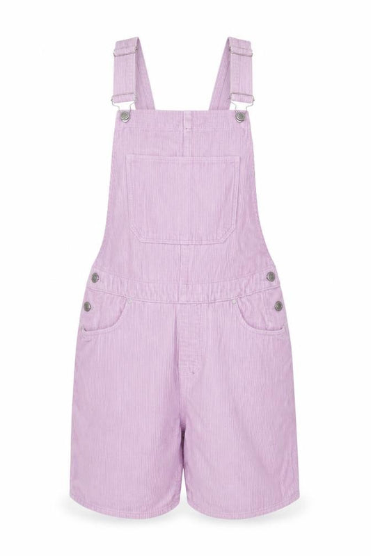 ASOS DESIGN Women Purple Corduroy Short Dungaree XS