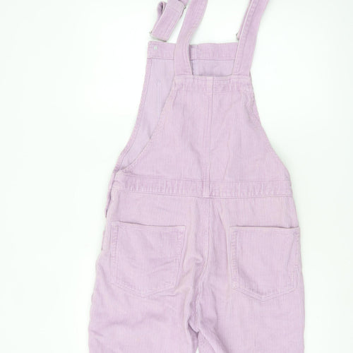 ASOS DESIGN Women Purple Corduroy Short Dungaree XS