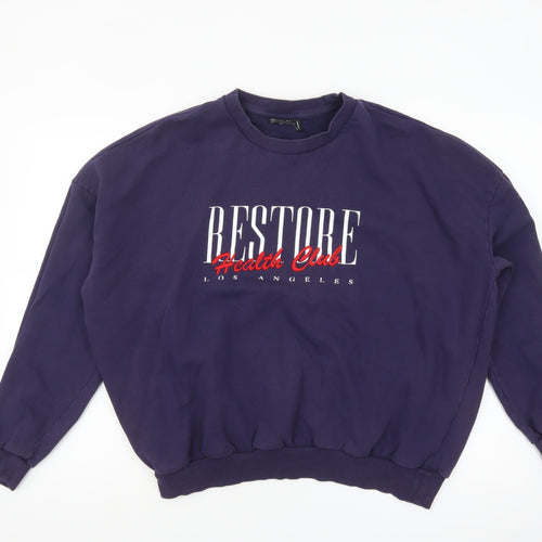 ASOS Design Women's Purple Restore Health Club Sweatshirt UK 10