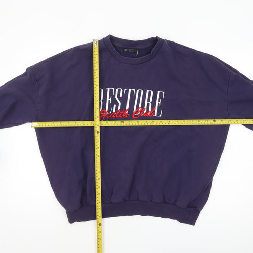 ASOS Design Women's Purple Restore Health Club Sweatshirt UK 10