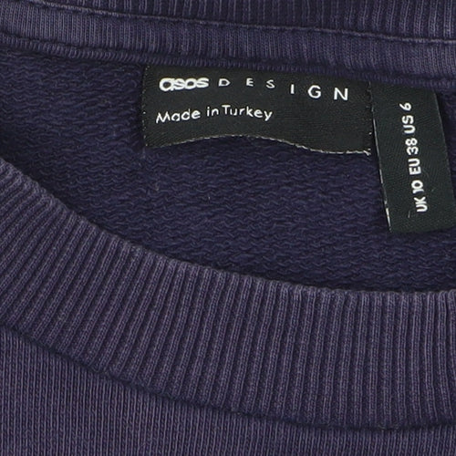 ASOS Design Women's Purple Restore Health Club Sweatshirt UK 10