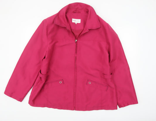 EWM Pure Classics Women's Pink Size 20 Full Zip Jacket