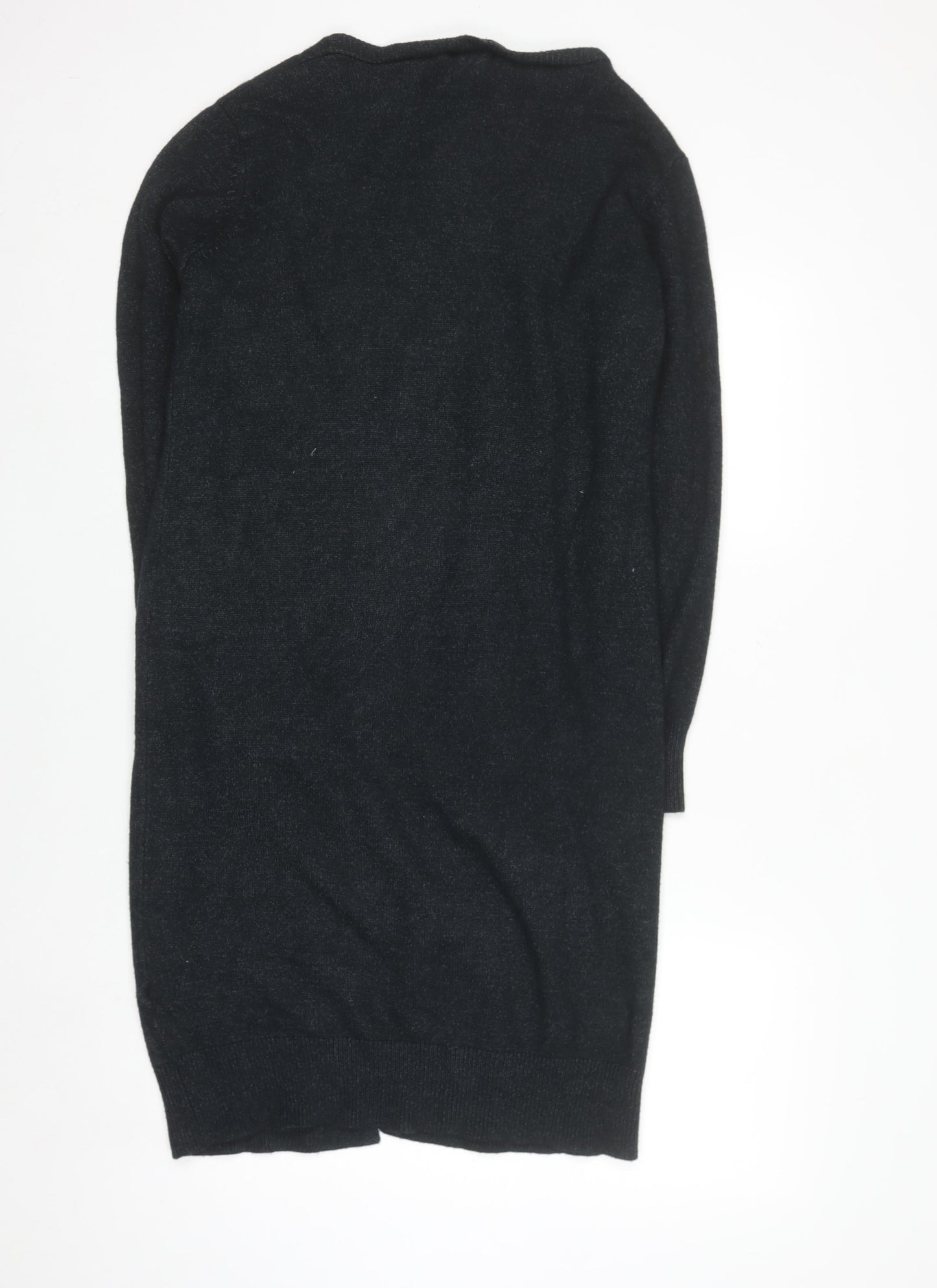 Jacqueline de Yong Women's Black M Long Sleeve Open Knit Cardigan