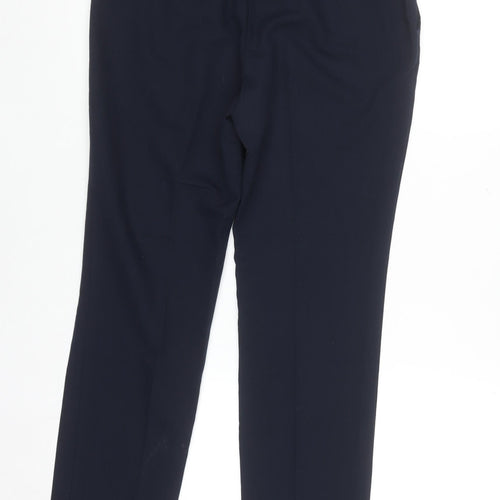 Dunnes Women’s Navy Slim Fit Work Trousers Size 8 Stretch