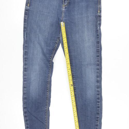 River Island Women’s Blue Skinny Denim Jeans Size 10