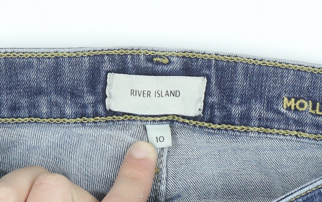 River Island Women’s Blue Skinny Denim Jeans Size 10