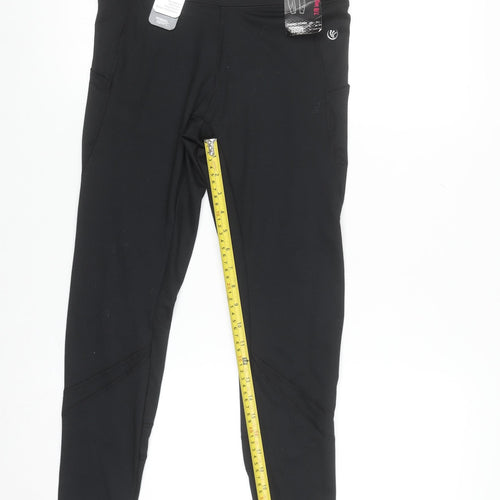 Dunnes Stores Women's Black 7/8 Ankle Leggings Size S Performance Sport