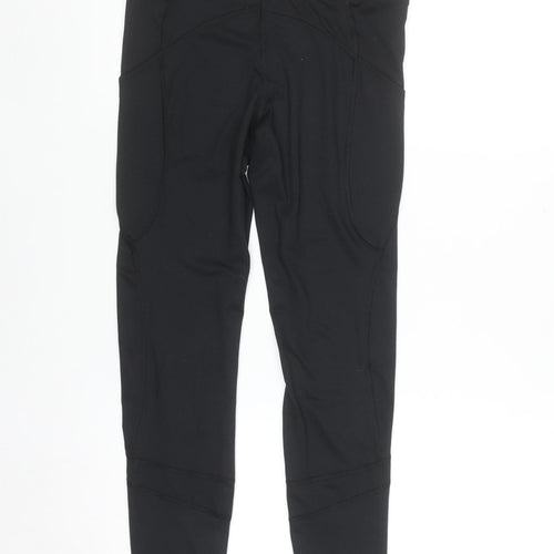 Dunnes Stores Women's Black 7/8 Ankle Leggings Size S Performance Sport