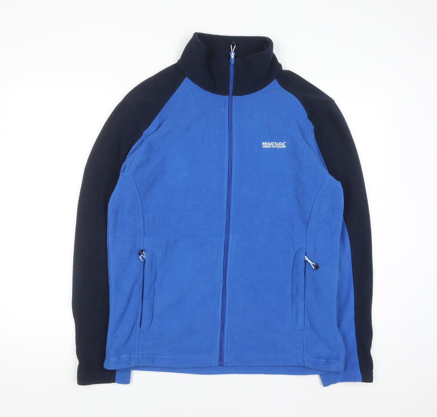 Regatta Mens Blue Full Zip Fleece Sweatshirt Small Outdoor